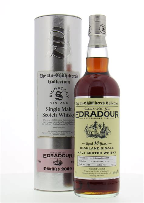 Edradour 10 Years Old Signatory Vintage Cask 395 46 2009 Buy Online