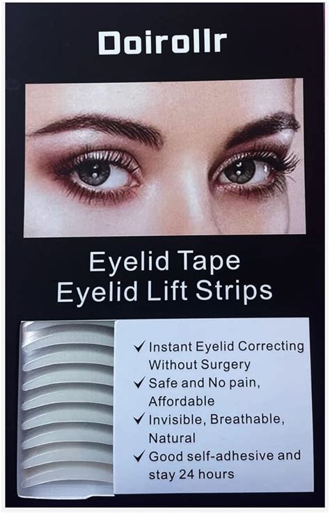 Doirollr Eyelid Tape 400 X 2 5MM Double Eyelid Tape For Hooded Eyes