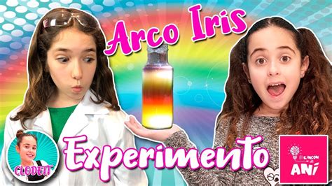 🌈 Hacemos Una Lampara De Arcoiris De Agua 💡 Experimentos FÁciles Y Divertidos Para NiÑos Youtube