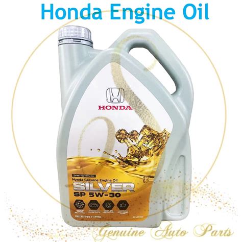 100 ORIGINAL HONDA ENGINE OIL SEMI SYNTHETIC SILVER 5W30 4L NEW