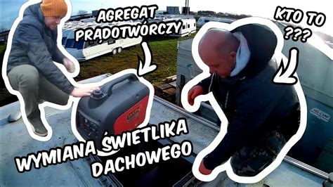 WYMIANA świetlika dachowego w przyczepie kempingowej AGREGAT