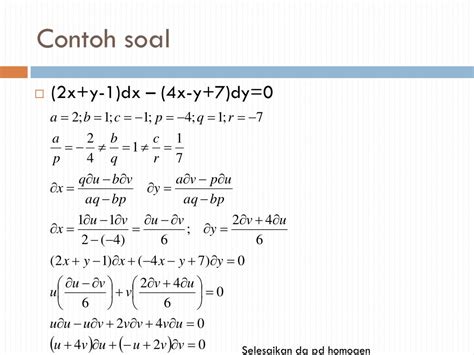 Contoh Soal Persamaan Diferensial Variabel Terpisah Lembar Edu Hot Sex Picture