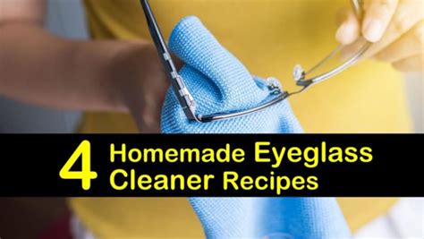 4 Homemade Eyeglass Cleaner Recipes