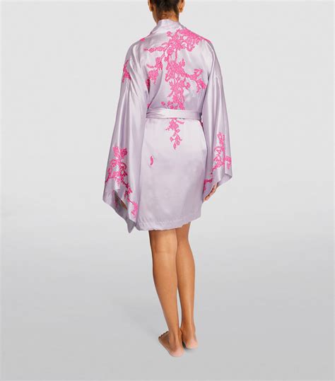 Womens TORLOWEI Purple Titi Short Kimono Robe Harrods UK