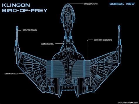 Klingon Bird Of Prey Schematics