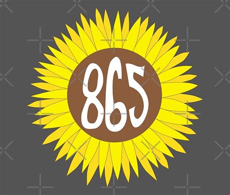 "Hand Drawn Tennessee Sunflower 865 Area Code" by itsrturn | Redbubble
