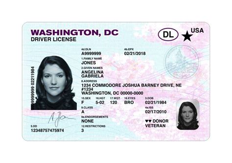 Dc Dmv Real Id Driver License Dmv