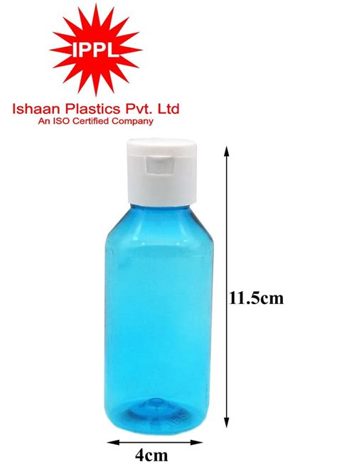 Ishaan Plastics Pvt Ltd 100ml Round Sanitizer Fliptop Bottle At Rs 3 27