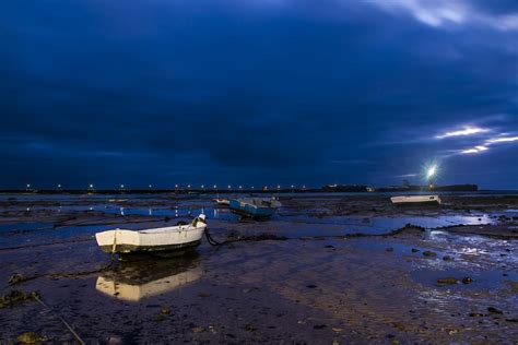 Noche Playa Cadiz Foto Gratis En Pixabay