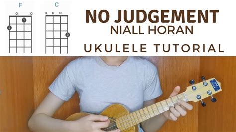 No Judgement Niall Horan Easy UKULELE TUTORIAL With PLAY ALONG