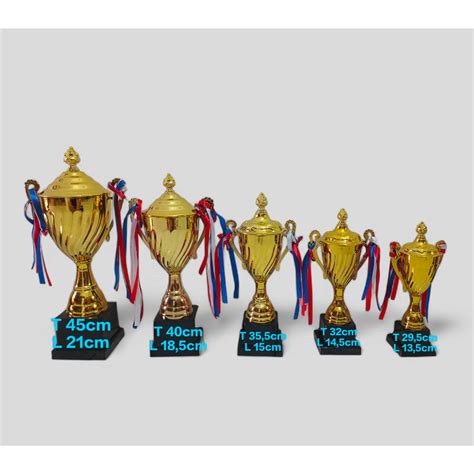 Jual PIALA KEJUARAAN TROPHY LOGAM KUNINGAN IMPORT AT02 SATUAN PER 1PCS