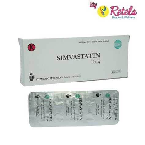 Jual Simvastatin Mg Strip Tablet Shopee Indonesia