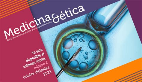 Ya Est Disponible El Nuevo N Mero De La Revista Medicina Y Tica