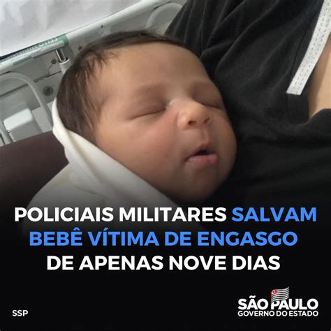 PARABÉNS policiais militares salvam bebê vítima de engasgo de apenas