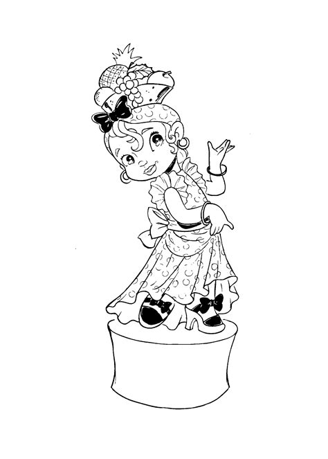 Desenho Carnaval Infantil Para Colorir