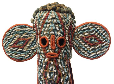 Bamileke Beaded Elephant Mask Cameroon