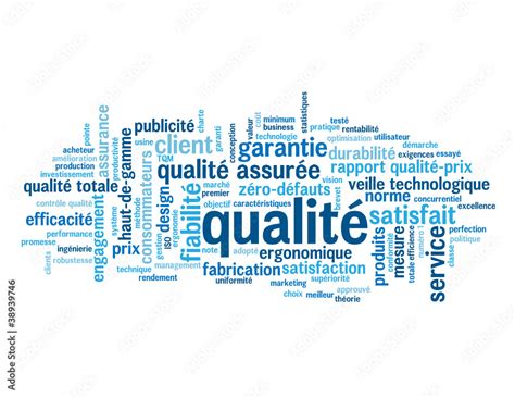 Nuage de Tags QUALITE garantie fiabilité satisfaction client Stock