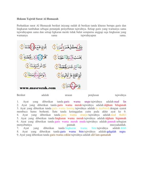 Detail Surat Al Humazah Dan Artinya Koleksi Nomer 44