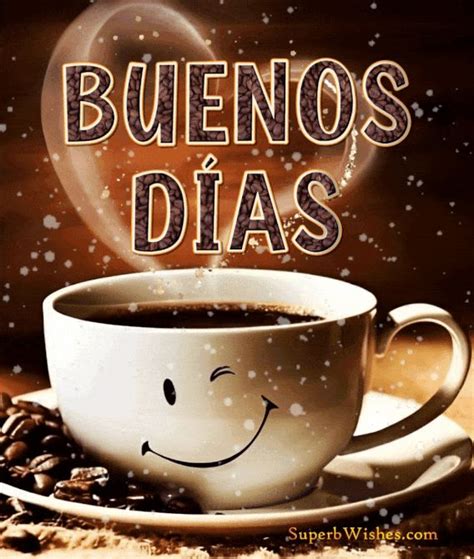 Animado de Café de Buenos Días Maravilloso SuperbWishes