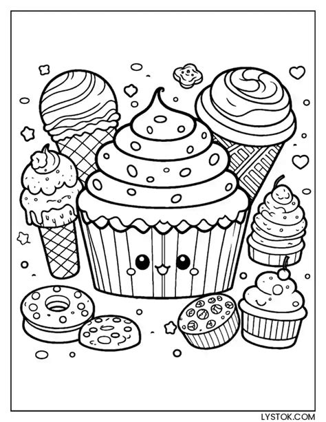 7 Disegni E Immagini Cupcake Da Colorare E Stampare Gratis Per Adulti E