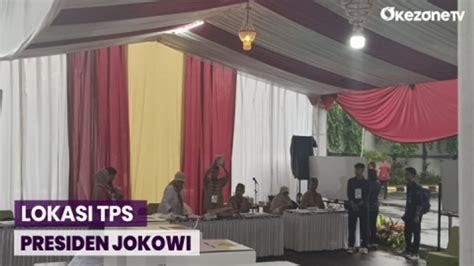 Intip Suasana Tps Tempat Presiden Jokowi Nyoblos Video Dailymotion