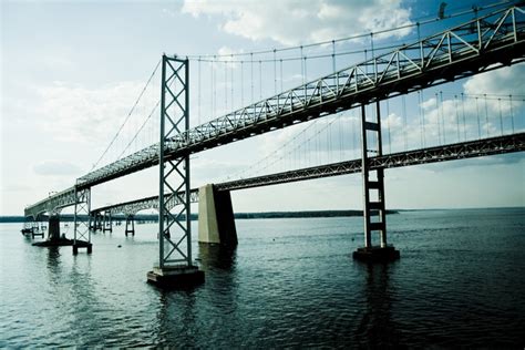 The Chesapeake Bay Bridge on the Chesapeake in the United States Free ...