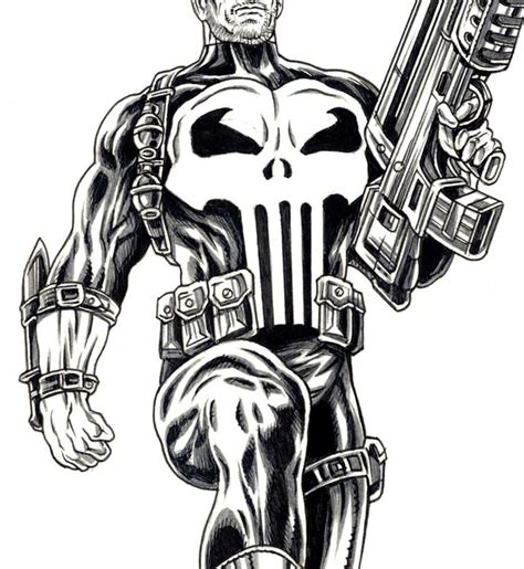 Ratera Mike Original Inked Drawing Punisher Catawiki