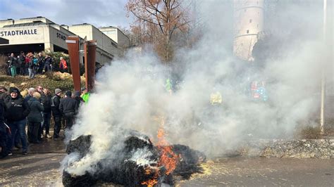 Bauernprotest in Biberach Grüne müssen politischen Aschermittwoch