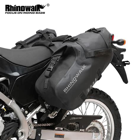 Rhinowalk Bolsa Impermeable Para Motocicleta Alforja Universal Para