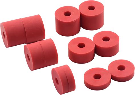 Hawkeng 6mm M6 Super Soft Rubber Spacers Standoff Washers Shore A 38