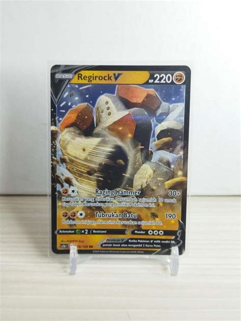 Jual Kartu Pokemon Tcg Indonesia Regirock V Rr Di Seller Syllogiid