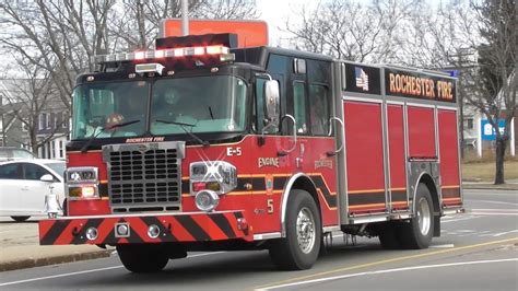 Rochester Nh Fire Department Truck 9 Engine 5 And Frisbie Ems