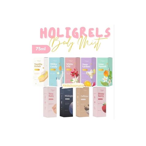 Jual HOLIGRELS BODY MIST PARFUME Dan DEO SPRAY BPOM Shopee Indonesia