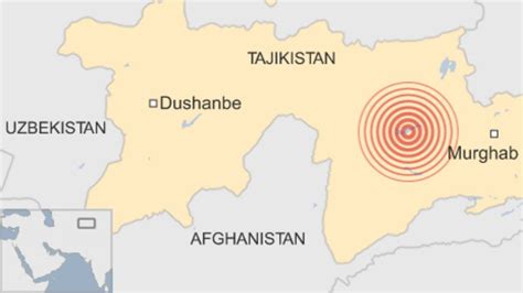 Eastern Tajikistan Struck By Powerful Earthquake Bbc News