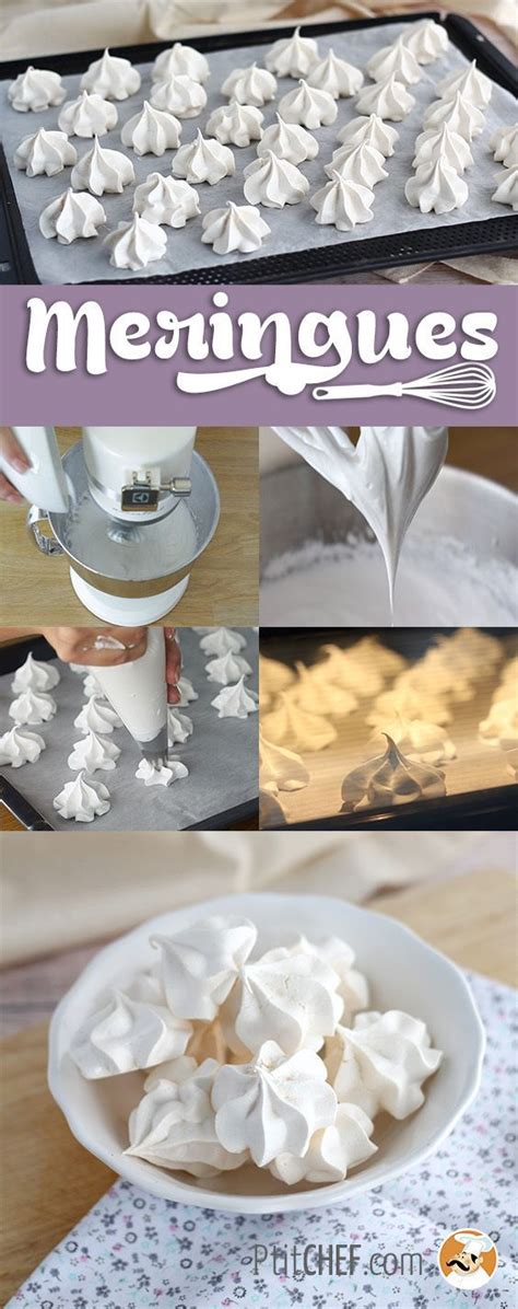 Comment Faire Des Meringues Recette Ptitchef Recipe Dessert