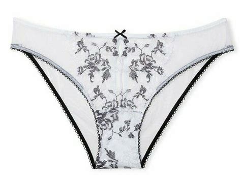 Victorias Secret Dream Angels Embroidered Lace Keyhole Cheeky Panty Xs