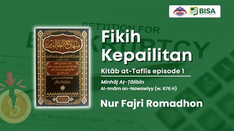 Minhaj Ath Thalibin Fikih Kepailitan Ust Nur Fajri Romadhon B Sh