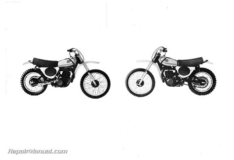 1975 Yamaha Yz250b Yz360b Motorcycle Owners Manual