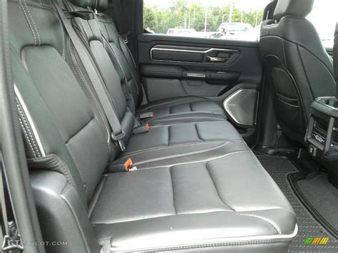 Black Interior 2019 Ram 1500 Limited Crew Cab Photo 128796306