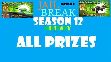 All Prizes For Jailbreak Season 12 Roblox Jailbreak YouTube