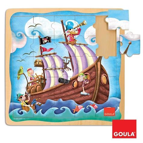 Puzzle Bateau Pirate 25 Pcs Achat Vente Puzzle Cdiscount