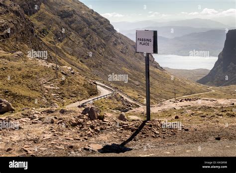 Pass Of The Cattle Applecross Peninsula Highland Scotland Uk Stock