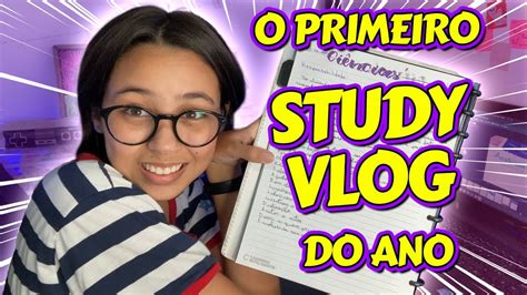 O Primeiro Study Vlog De Coisas Da Luna Youtube