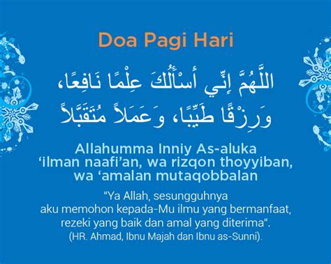 Doa Pagi Hari Rasulullah Untuk Memohon Rezeki Ilmu Dan Amal Yang