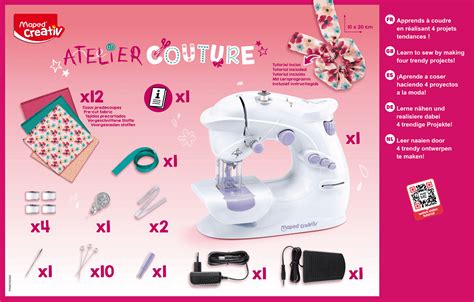 Machine à coudre enfant Atelier de couture Dès 8 ans Eco part 0