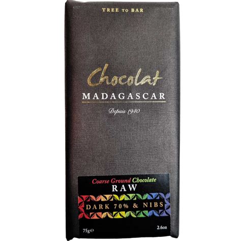 Chocolat Madagascar MAWA Raw 70 Raw Chocolate Nibs