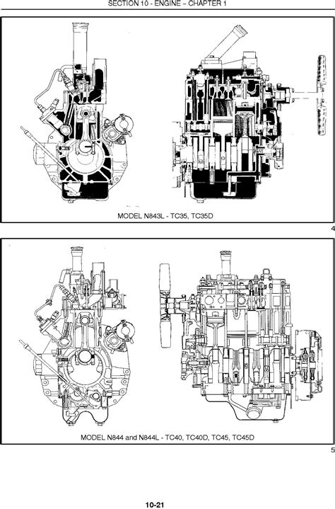 New Holland Tc35 Tc35d Tc40 Tc40d Tc45 Tc45d Tractor Complete