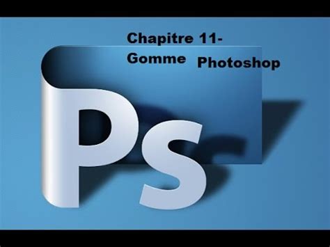 Photoshop Utilisation Outil Gomme Youtube