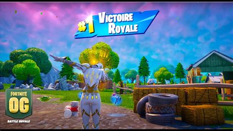 Victoire Royale Fortnite Og Solo Gameplay Avec Le Skin Chevaleresse