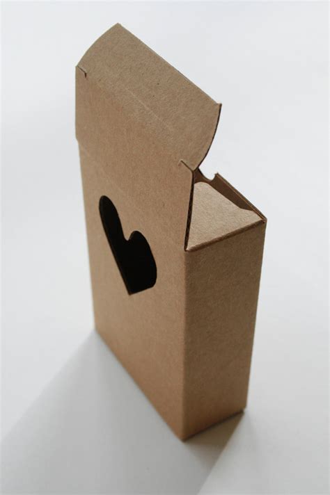 Heavy Kraft Cardboard Boxes Set Of 6 Heart Cut Out Perfect Etsy